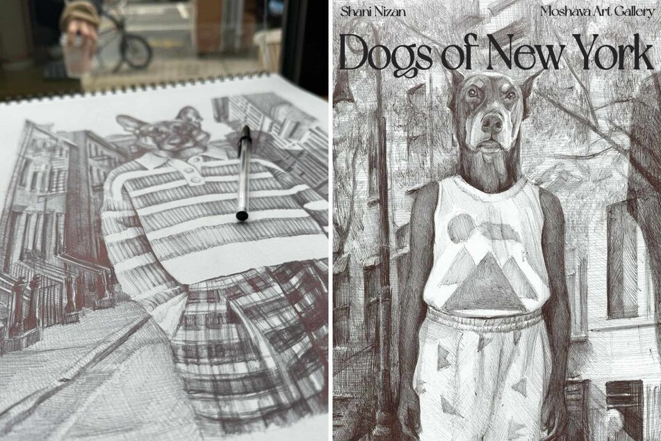 Dogs of New York art exhibit shines spotlight on wonderfully whimsical artist