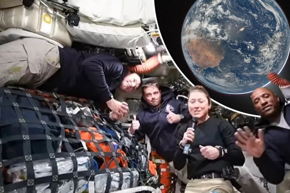 Auf dem Weg zum Mond: Astronauten schicken Fotos von Erde