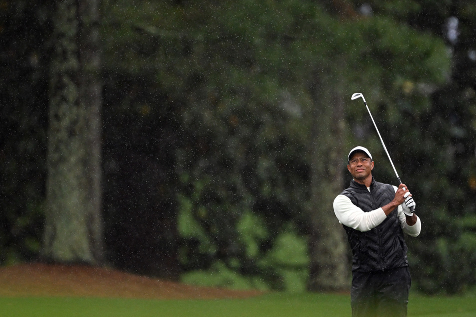 Tiger Woods competes in the 87th Masters.