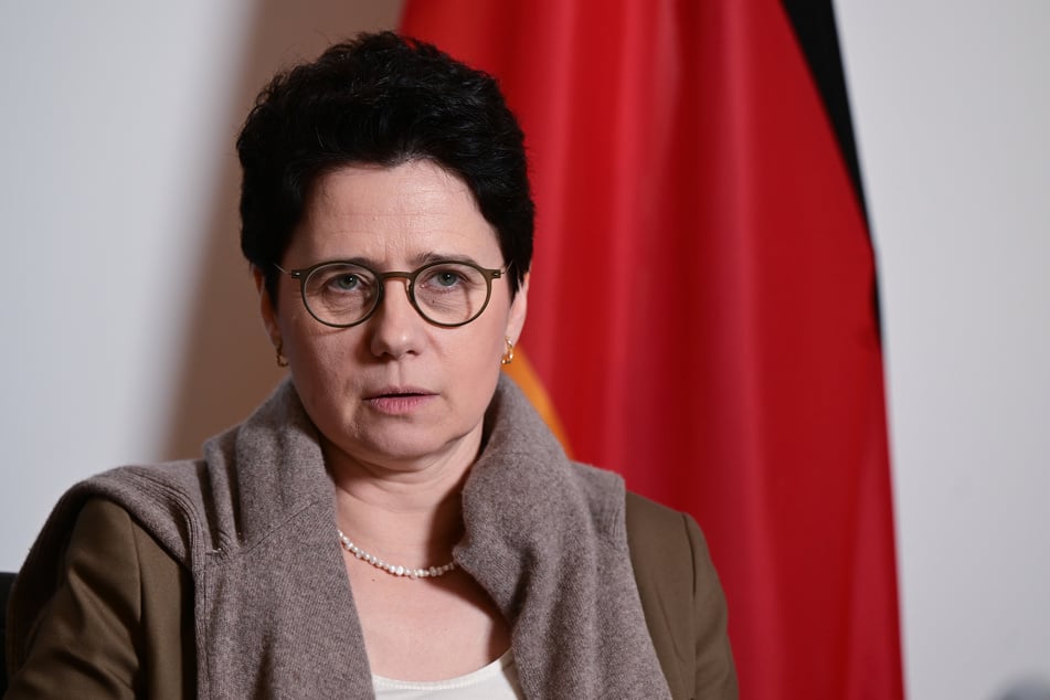 Marion Gentges (51, CDU), Justizministerin von Baden-Württemberg, in ihrem Ministerium.