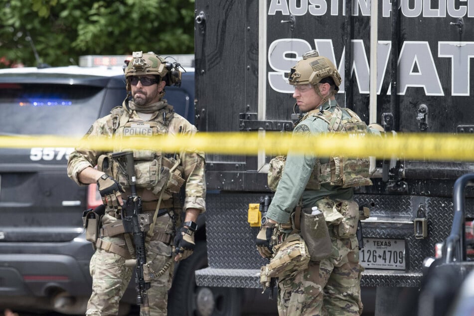 The SWAT team was called in to help the Austin Police Department locate and detain the suspect.