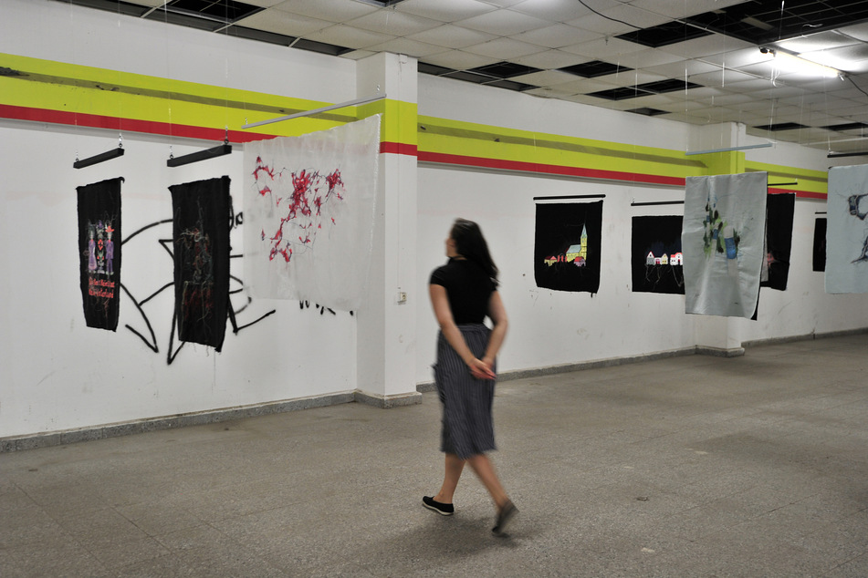 In der ehemaligen Kaufhalle an der Walter-Ranft-Straße sind von Donnerstag bis Sonntag Kunstinstallationen zu sehen.