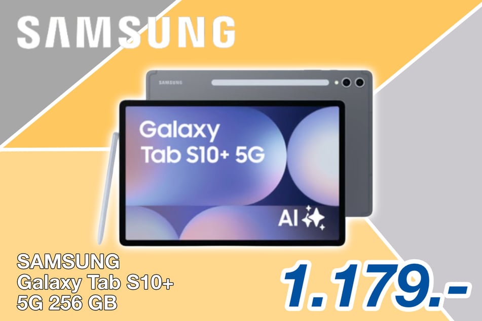 Das Samsung Galaxy Tab S10+ 5G für 1.179 Euro.