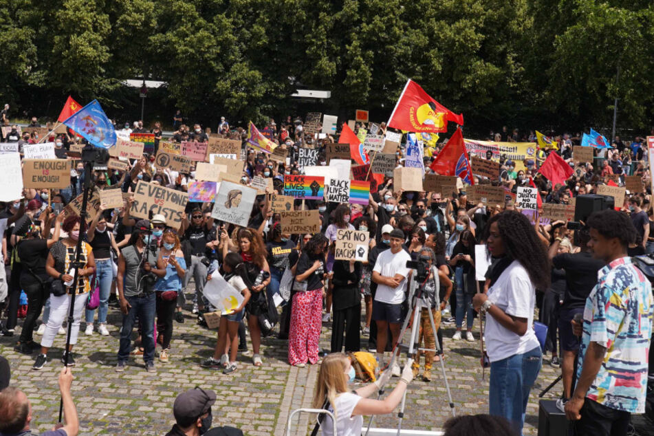 Große Anti-Rassismus-Demo auf dem Wasen: Polizei zufrieden mit Ablauf