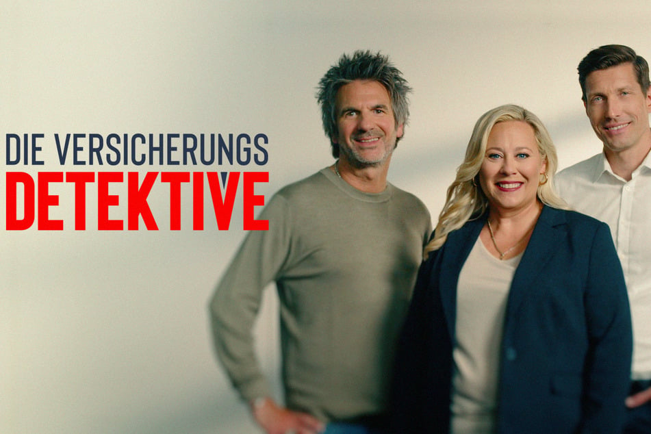 Die RTL-Versicherungsdetektive (v.l.n.r.): Patrick Hufen (54), Nadine Schlömer, Timo Heitmann (42).