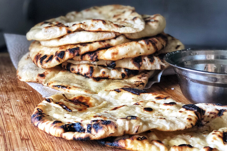 Naan bread is the perfect side dish to any curry or Indian meal.