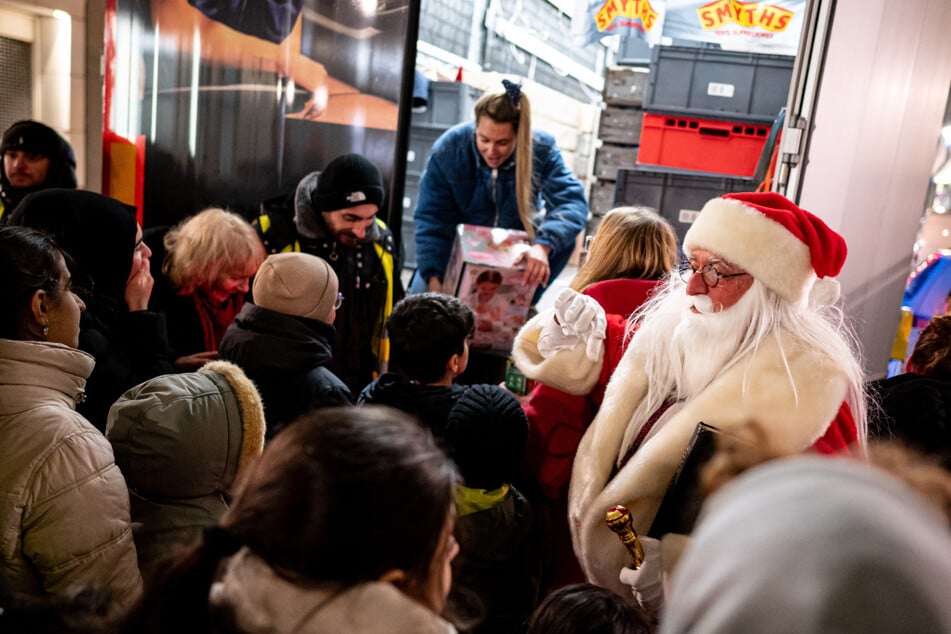 Bei den Besuchern des Weihnachtsmarktes kam die Aktion gut an.