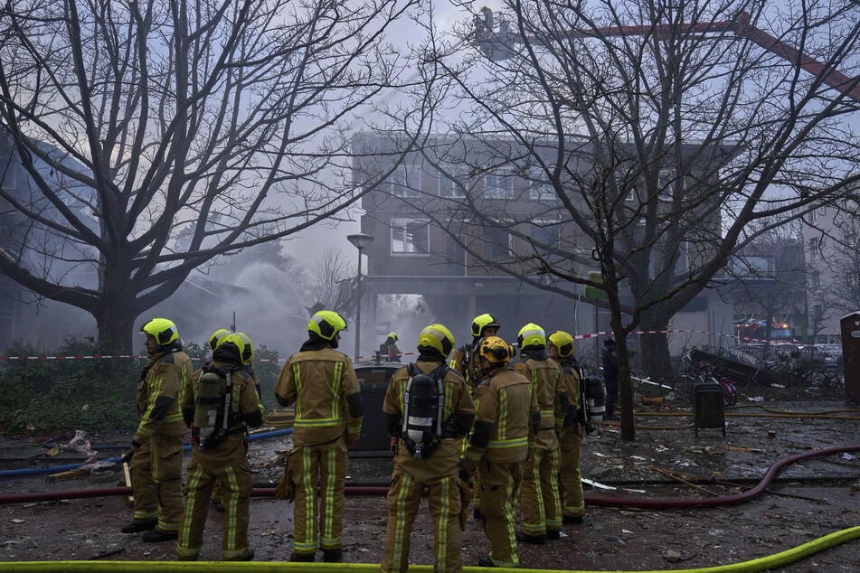 Die Feuerwehr war mit einem Großaufgebot im Einsatz.