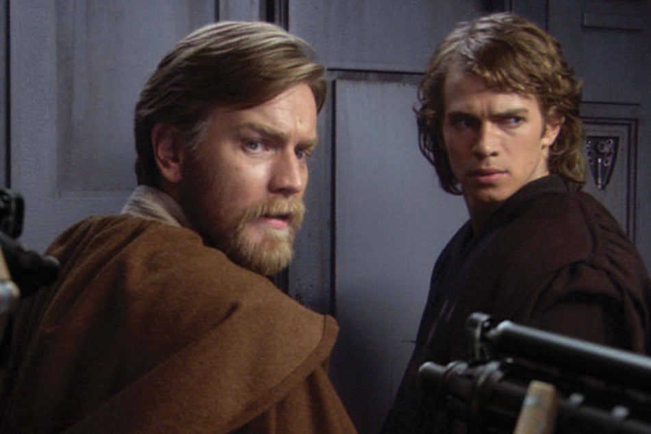 Ewan McGregor and Hayden Christensen (r.) will reprise their roles as Obi-Wan Kenobi and Anakin Skywalker/Darth Vader, respectively.