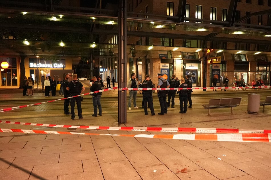 Der Postplatz wurde während der laufenden Ermittlungen abgesperrt.