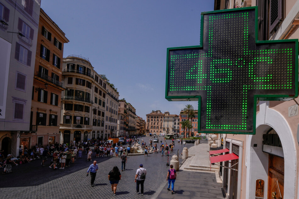 Mitte Juli stöhnte Italien unter einer Hitzewelle mit Temperaturen deutlich über 40 Grad in Rom.