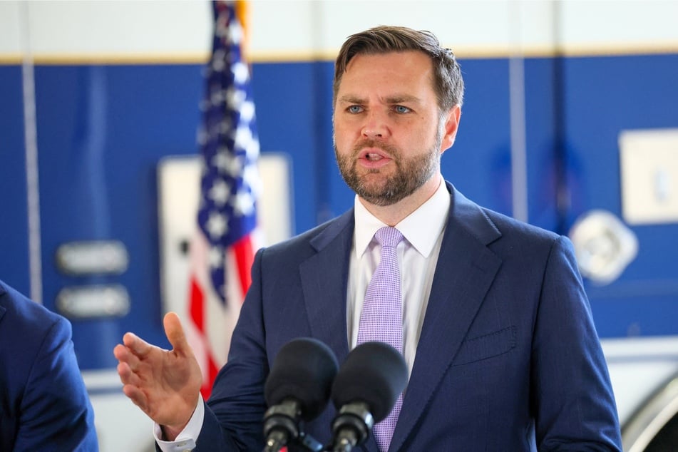 During a recent interview, Vice President JD Vance (pictured) blamed Democrats for backlash President Donald Trump has been receiving over the Jeffrey Epstein files.