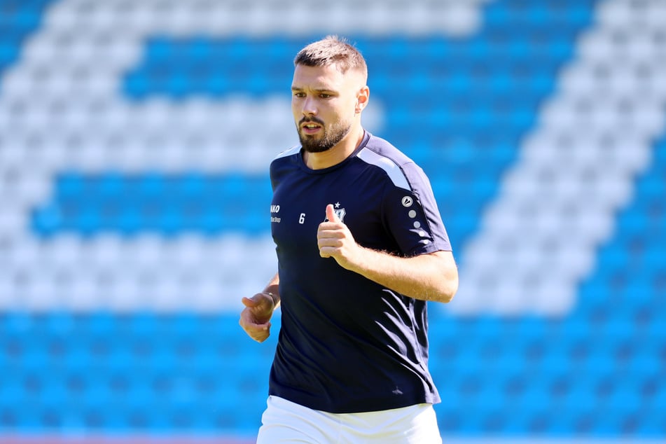 Auch auf Niclas Erlbeck (32) musste Trainer Duda im Spiel gegen Eilenburg verzichten.