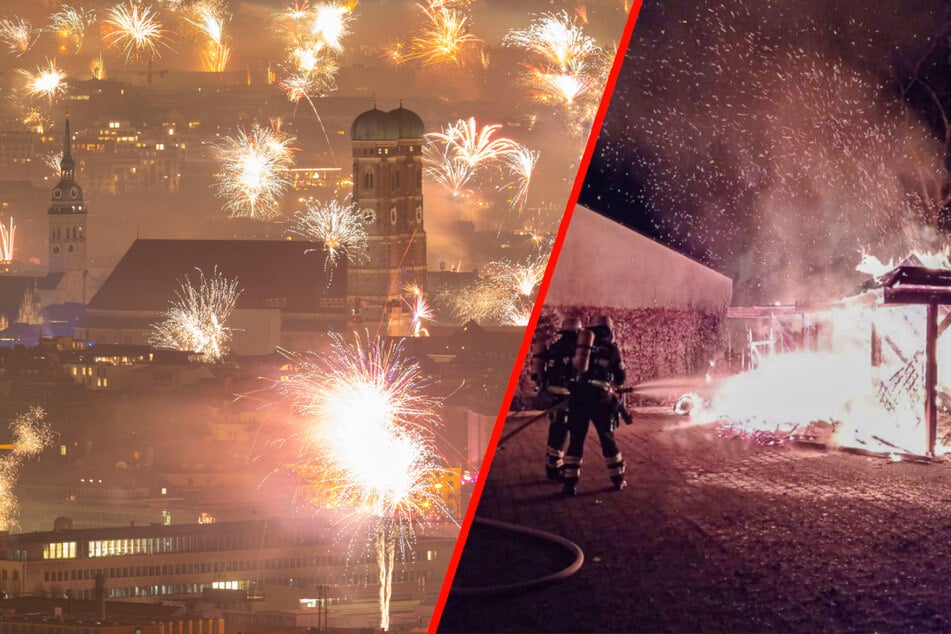 München: Silvester in München: Polizei und Feuerwehr zu hunderten Einsätzen alarmiert