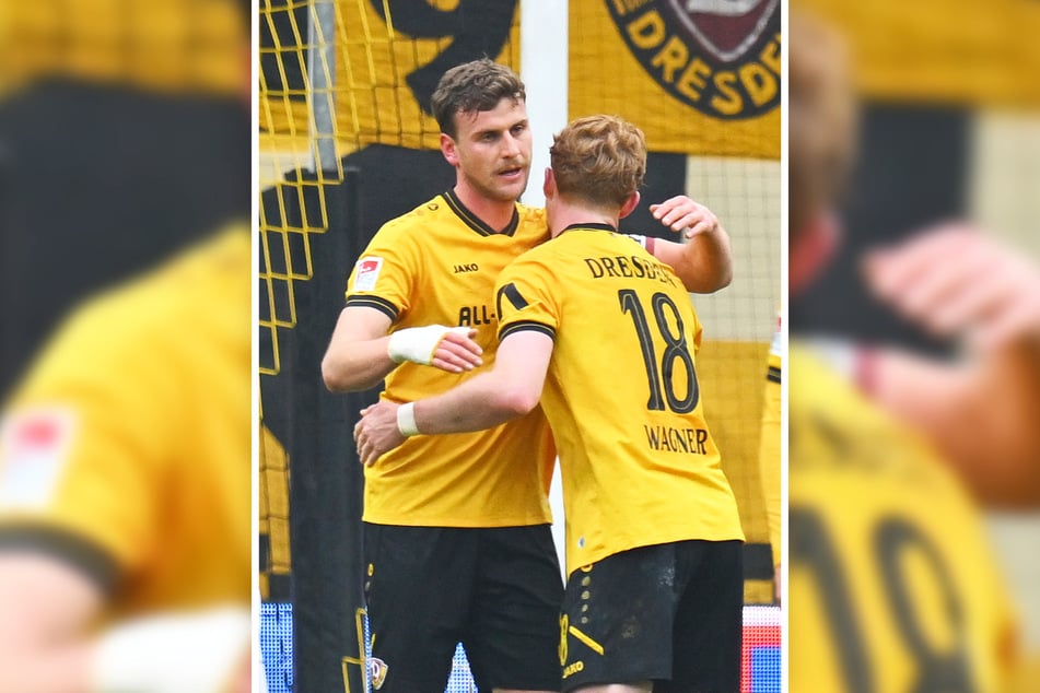 Christoph Daferner (28) traf im Rückspiel daheim gegen Bielefeld zum 1:1. Zum Sieg reichte es nicht.