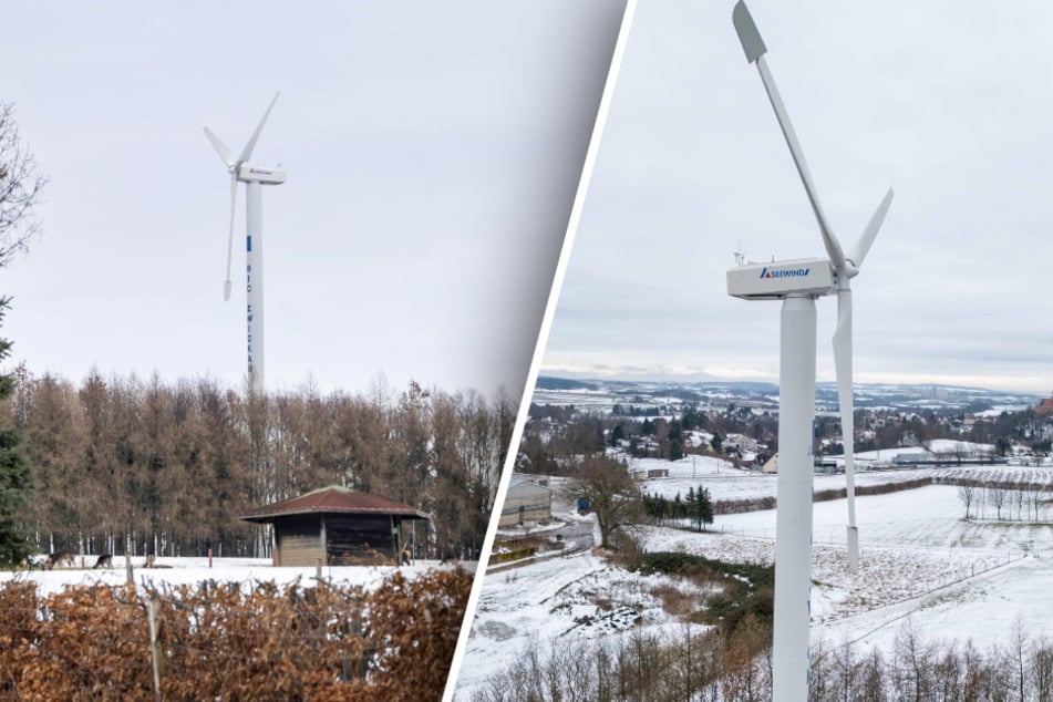 Seit Jahren steht es still: Darum kommt dieses Windrad in Sachsen nicht weg