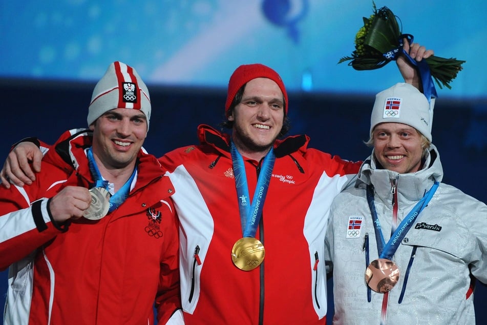 Audun Grønvold (†49, r.) holte 2010 Olympia-Bronze im Skicross.
