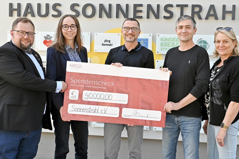 Dresden: "Sonnenstrahl" darf sich über Riesenspende freuen