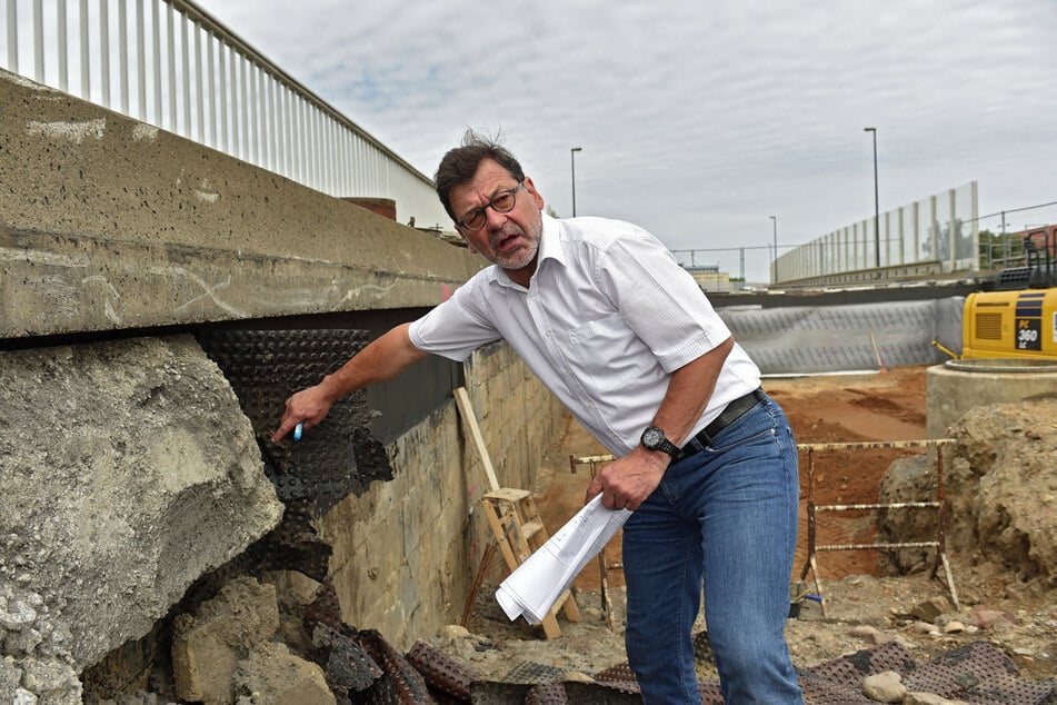 Schon Ex-Straßenbauamtsleiter Reinhard Koettnitz (69) wusste um die Probleme der Nossener Brücke. (Archivbild von 2016)