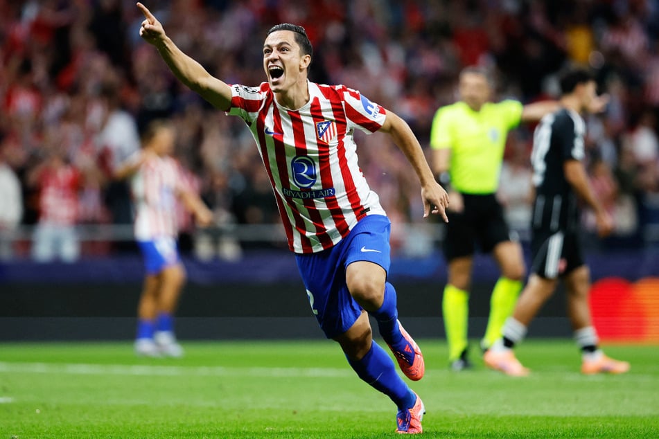 Giacomo Raspadori brachte Atlético Madrid früh in Führung.