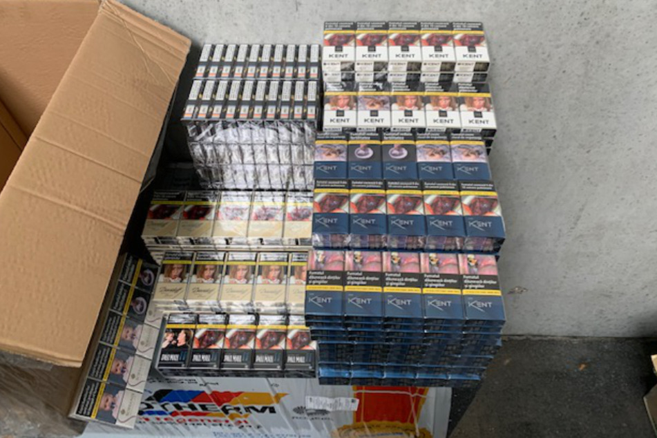 Diese Zigaretten fanden die Zollbeamten.
