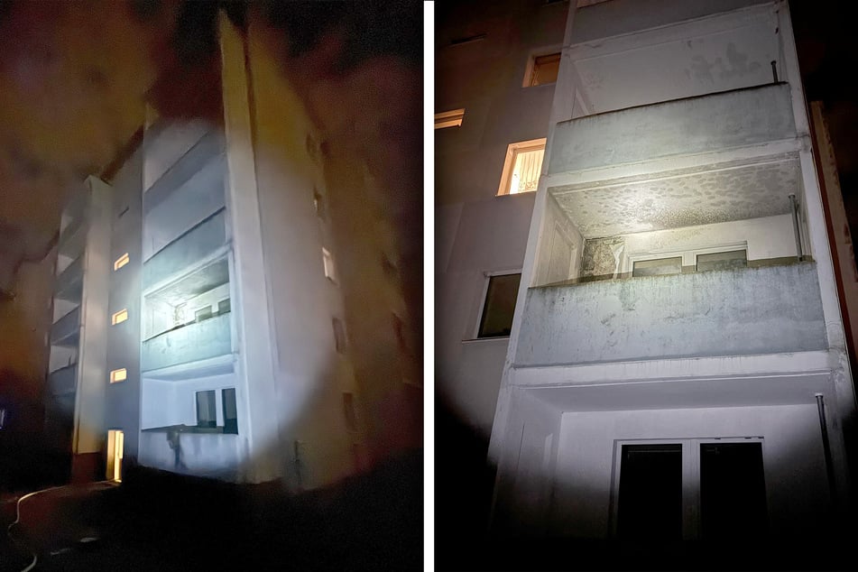 Teile der Fassade wurden von den Flammen zerstört.