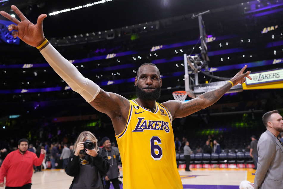 Los Angeles Lakers star LeBron James was named an NBA All-Star for the 19th time, matching Kareem Abdul-Jabbar's record.