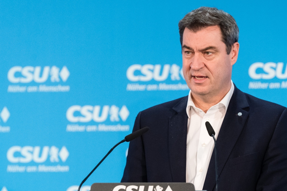 Minus für die Partei. Plus für den Chef. CSU-Boss Dr. Markus Söder (54) ist vom Absturz seiner Partei kaum betroffen. (Archiv)