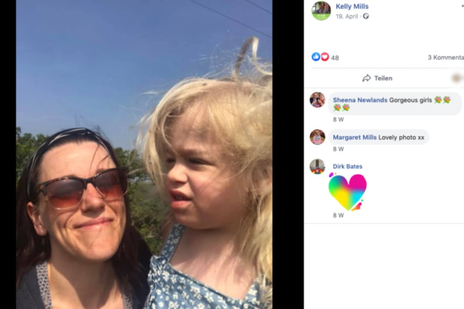 Kelly und ihre Tochter Penny auf ihrem Facebook-Profil.