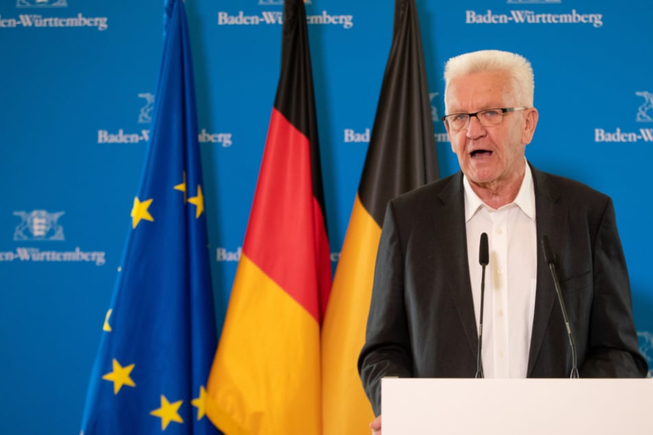 Baden-Württembergs Ministerpräsident Winfried Kretschmann (72, Grüne).