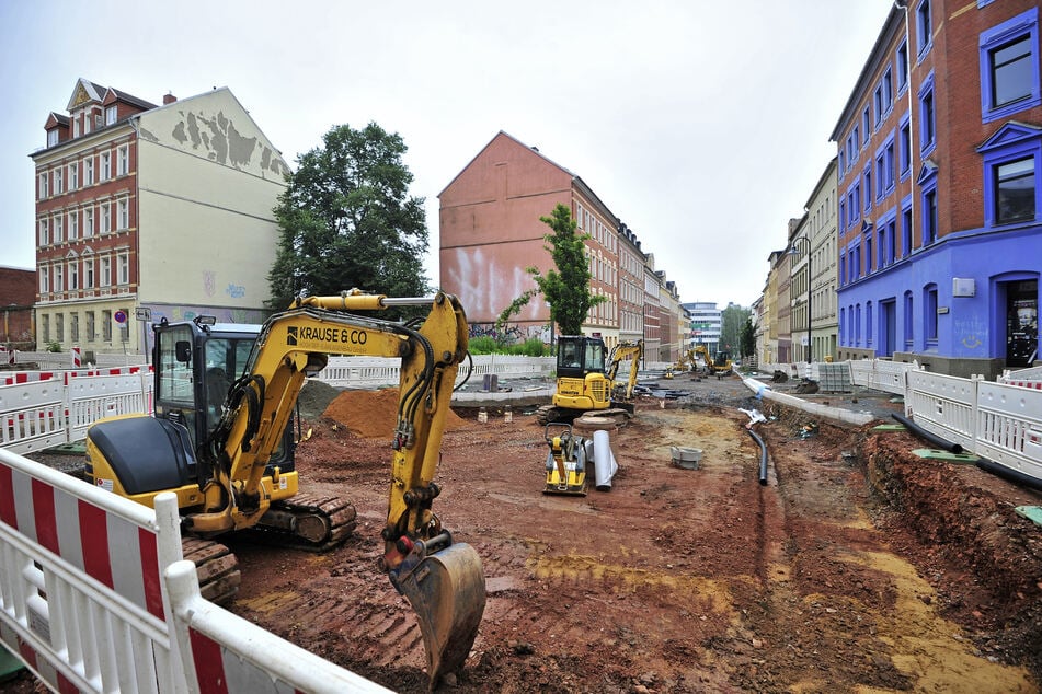 Die Dauerbaustelle in der Zietenstraße (seit 2022) fand in diesem Jahr ihr Ende.