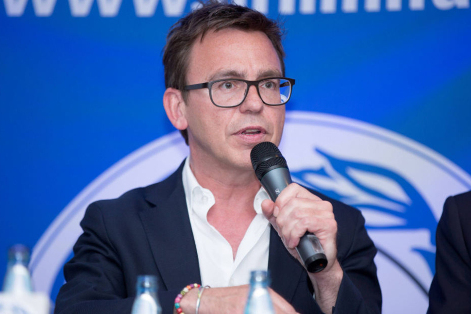 Markus Rejek verkündete die Schulden-Freiheit des Vereins.