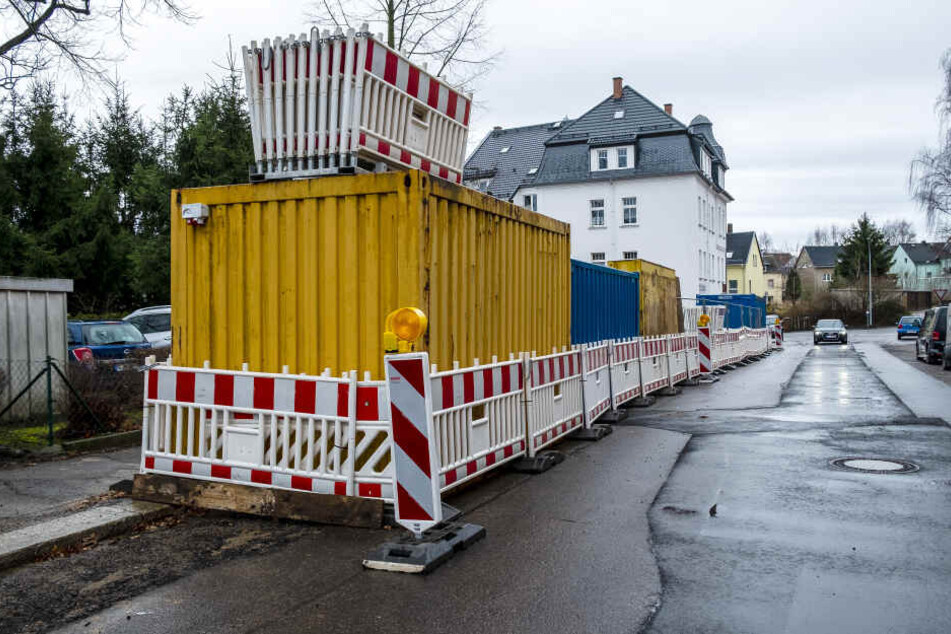 Nach der Weihnachtspause geht’s in Limbach-Oberfrohna wieder mit Bauarbeiten los.