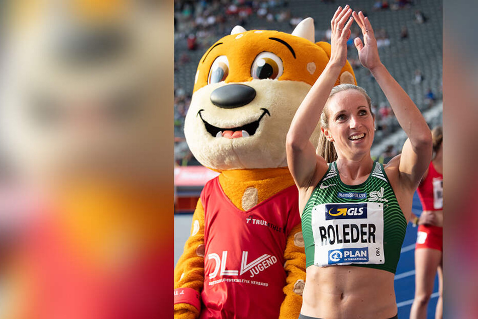 Cindy Roleder hat die Goldmedaille über 100-Meter-Hürden gewonnen.