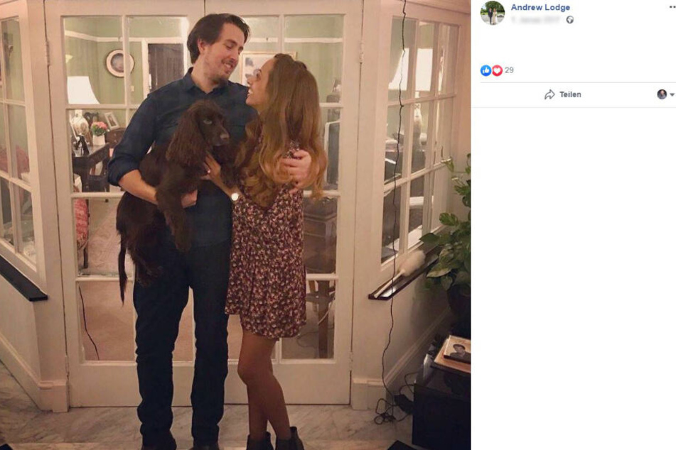 Andrew Lodge und Serena Gannon-Lodge auf einem Facebook-Pic.