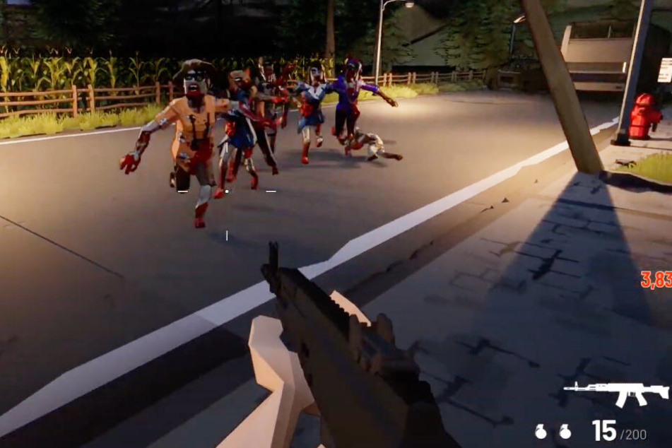 "Zombies sind doof" - und daher leichter zu programmieren. In "Deadly Land" sind sie die Gegner.