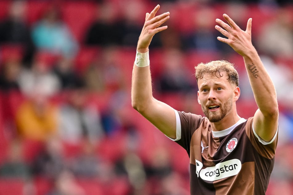 Carlo Boukhalfa (25) erzielte das erste Saisontor für den FC St. Pauli. Freue kam darüber aber nicht auf.