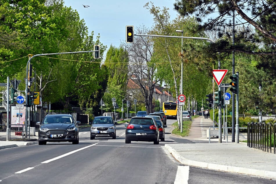 Die Dresdner Südhöhe mit Blick in Richtung Münzmeisterstraße. In der Nähe ist ein Mädchen sexuell belästigt worden. (Archivbild)