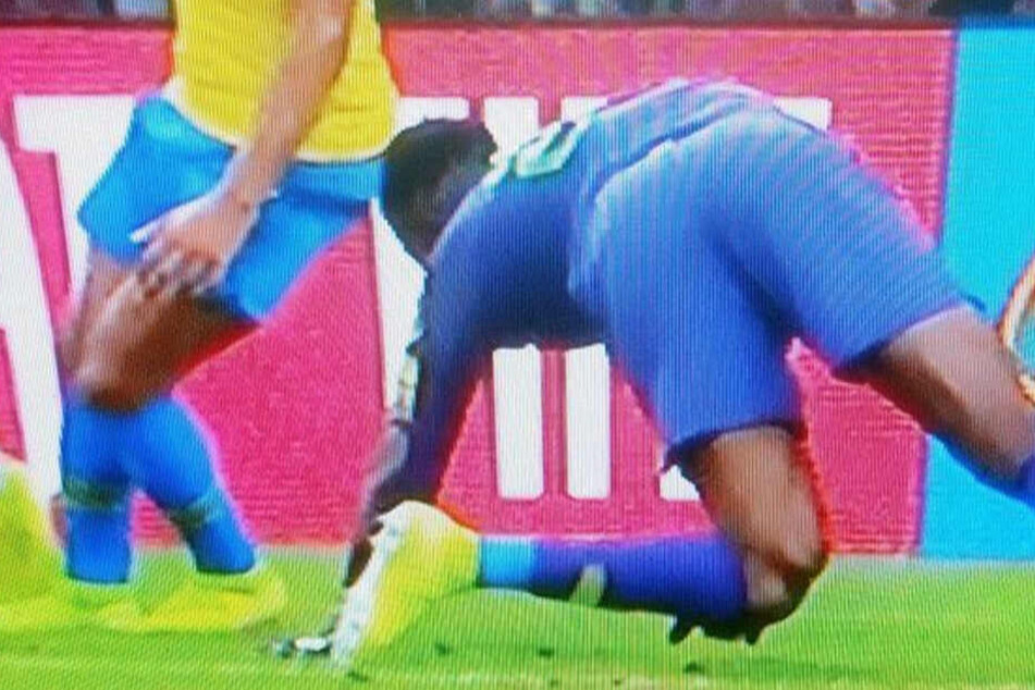Die schlimme Verletzung von Francis Uzoho.