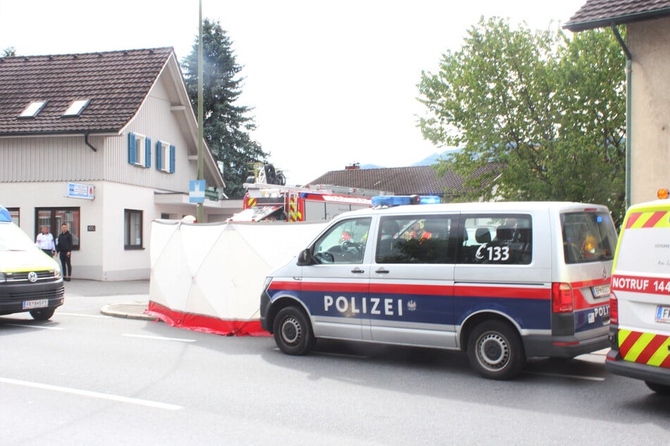 Die Besatzung dieses Streifenwagens rettete dem Kind das Leben.