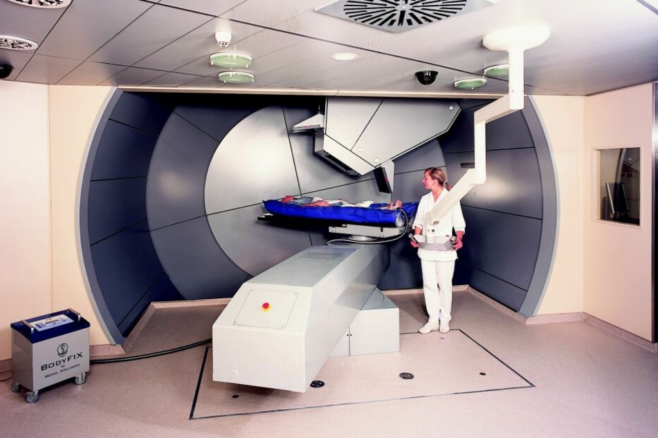 Ein Bild aus München im Jahr 2009, als Krebspatienten das erste Mal dort mit der Therapie behandelt wurden.