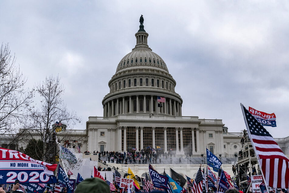 A Kentucky man who was the first rioter to enter the US Capitol during the January 6, 2021, attack on Congress by Donald Trump supporters was sentenced to 53 months in prison on Tuesday.