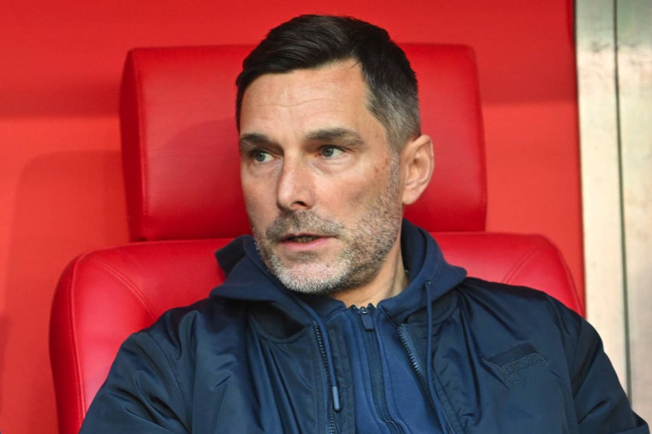 Hertha-Coach Stefan Leitl (48) will mit seiner Mannschaft weiter angreifen und Druck auf die Konkurrenten aufbauen.