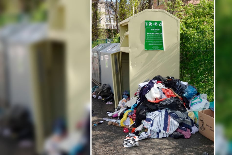 Müllberge und Vandalismus an Containern in Chemnitz: Fall für den Stadtrat