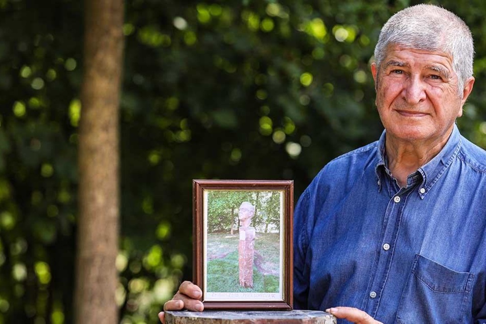 Bildhauer Hans Kazzer (77) ist erschüttert über den dreisten Diebstahl.