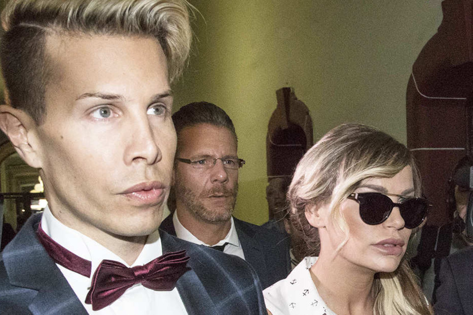 Gina-Lisa Lohfink (30, rechts) mit Busenfreund Florian Wess (34).