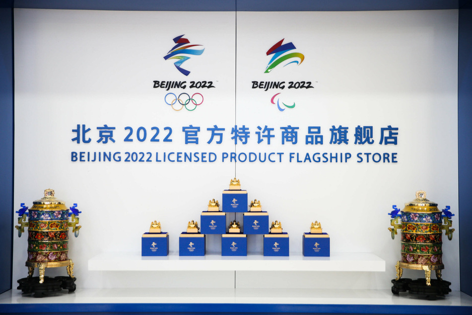 A Beijing 2022 Flagship Store as China prepares for the Beijing 2022 Winter Olympics and Winter Paralympics.