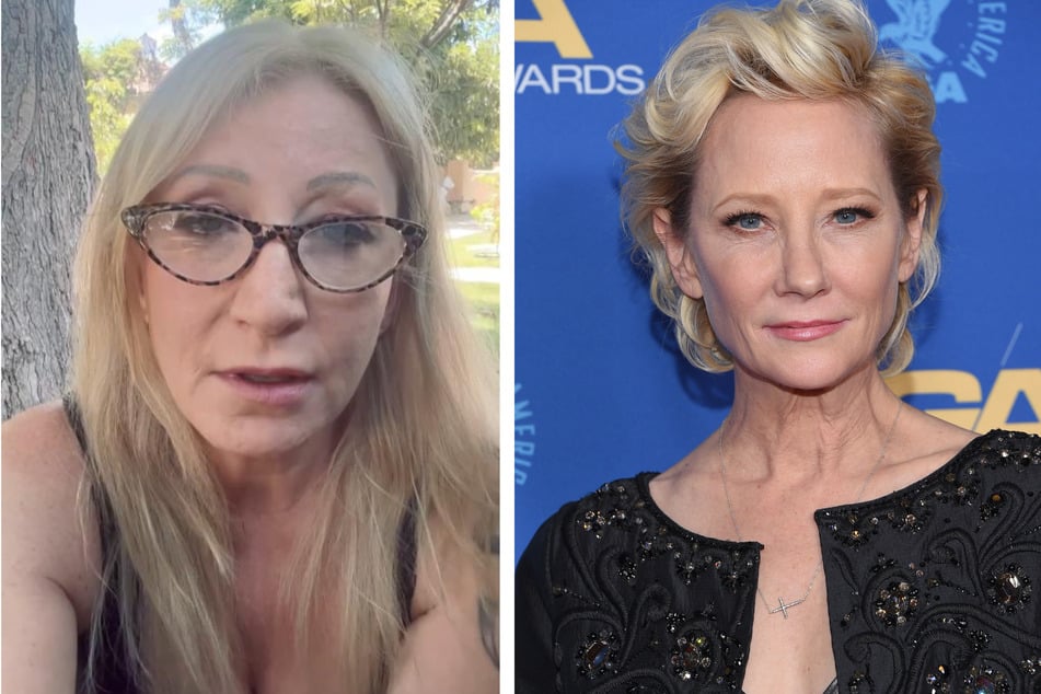 Lynne Mishele (l) was also nearly killed by the accident involving Anne Heche.