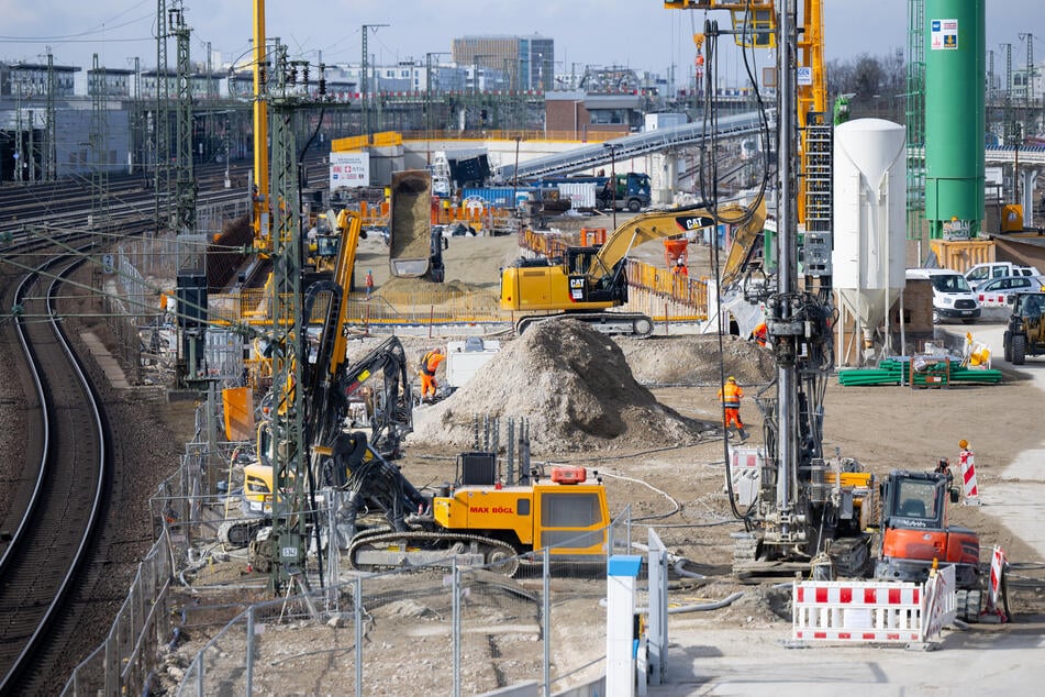 Die Baustelle der zweiten S-Bahn-Stammstrecke: Würde das Großprojekt rechtzeitig zu den Spielen fertig werden?