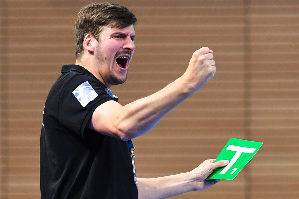 HCE-Coach Rico Göde (39) freute sich über den starken Auftritt seiner Mannschaft.